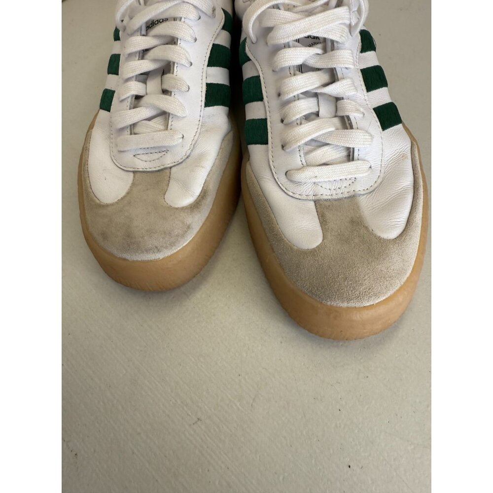 Adidas Sambae Womens Size 9.5 Cloud White Collegiate Green Gum ID0440 - Picture 7 of 9